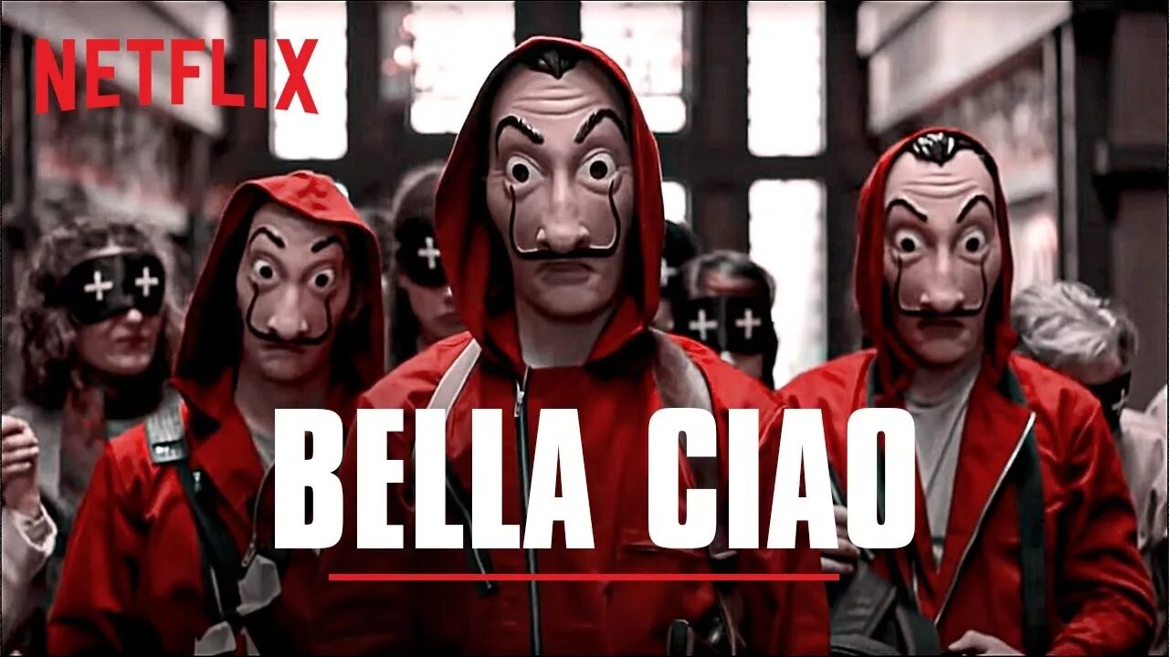 Дом мп 3. Бумажныц днм беллк чаю. bella ciao бумажный дом. bella ciao картинки.
