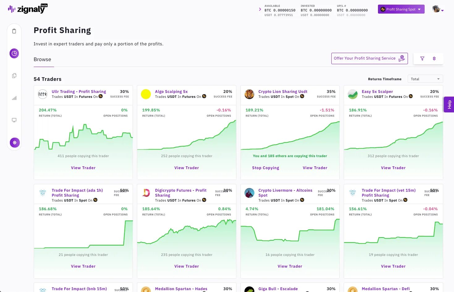 Как открыть карточку trading bots. Zignaly. zignaly.com. zignaly signals. best crypto trading app.
