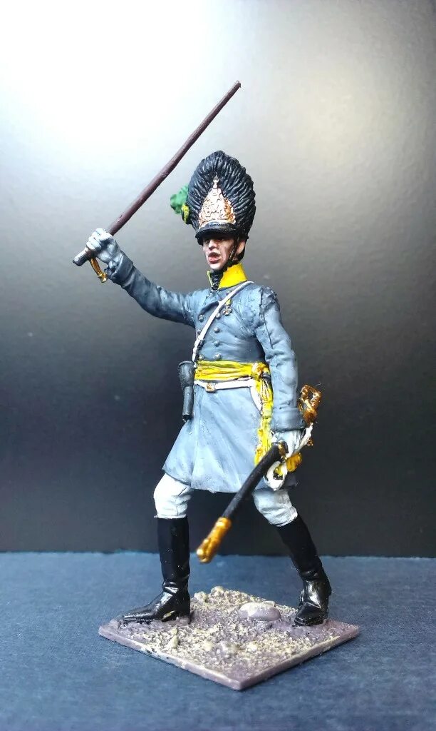 австрийский офицер 1762 54 мм. кукла эрцгерцога. легион эрцгерцога карла. мото знаменосец. игрушка эрцгерцога.