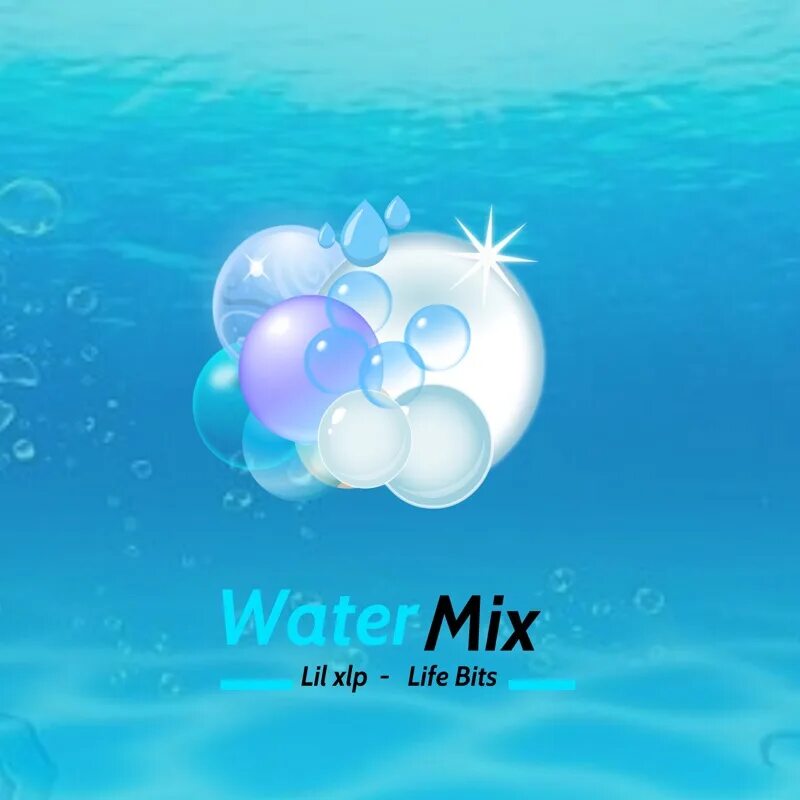 Водный альбом. Water Mix. Life Mix. Flow of Life. Bits is life