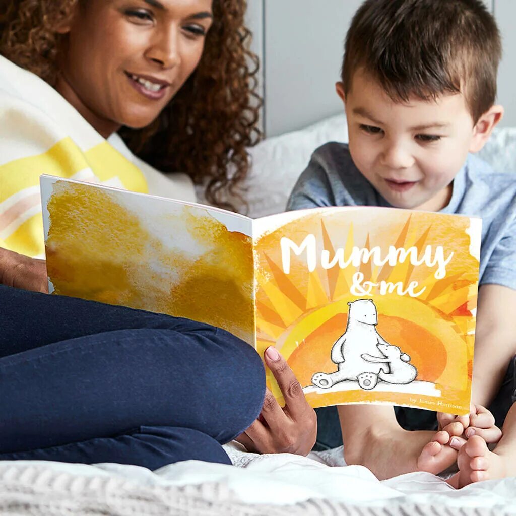 My mum me. Personal book.