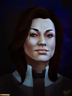 Miranda Lawson from the Mass Effect Trilogy Portrait Art.