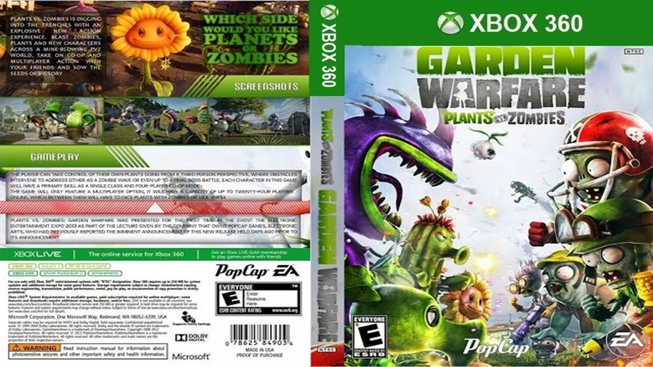 PVZ Garden Warfare Xbox 360. Plants vs. Zombies Garden Warfare 2. Код зомби против растений Гарден варфаер. Xbox 360 игра зомби