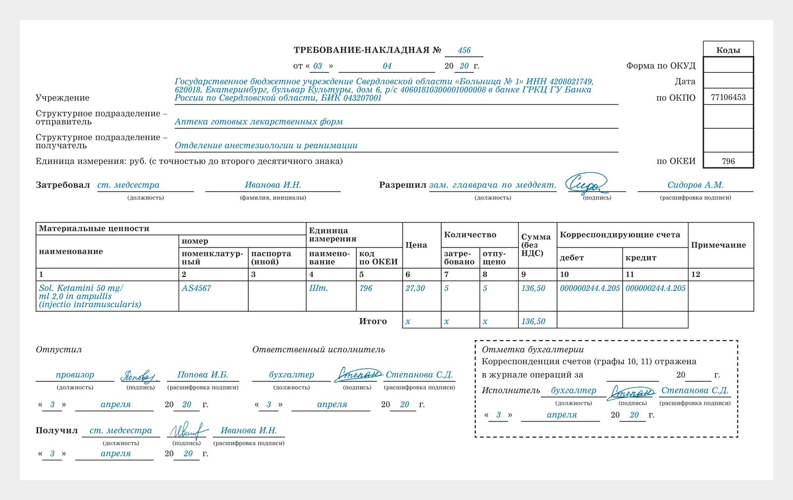 М-11 требование-накладная образец заполнения. Форма м-11 требование-накладная медицинской организации. Требование-накладная форма на лекарственные средства. Требование-накладная на отпуск материалов форма м-11. Медикаменты бюджетное учреждение