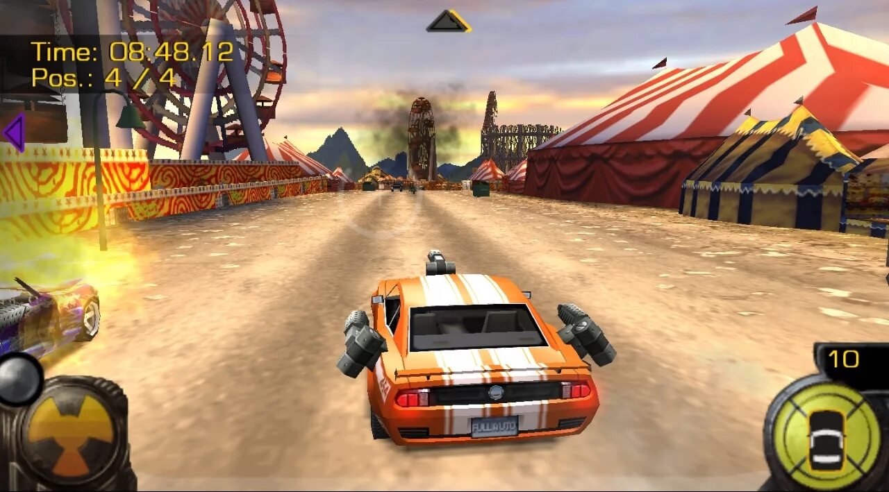 Full auto 2 PSP. Full auto 2 Battlelines PSP. Full auto 2 Battlelines Racing 2006. Гонки на ПСП 4. Игры выживи на машине