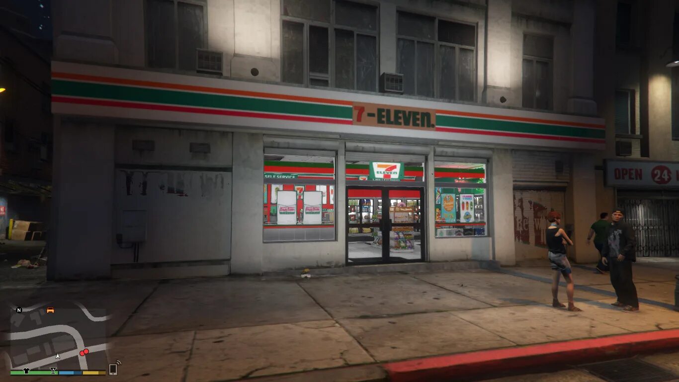 7 магазин игр. Севен Элевен ГТА. Киллер Севен Элевен. Сеть 7 Eleven GTA San. Заброшенный 7 Eleven.