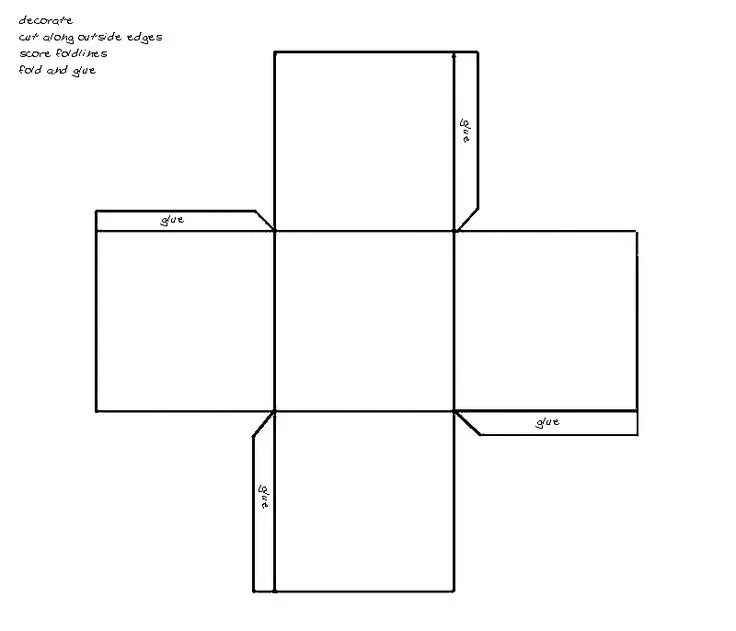 Report Story Cube 2e02f07b #ResumeSample #ResumeFor Caixas de dobradura, Modelo 