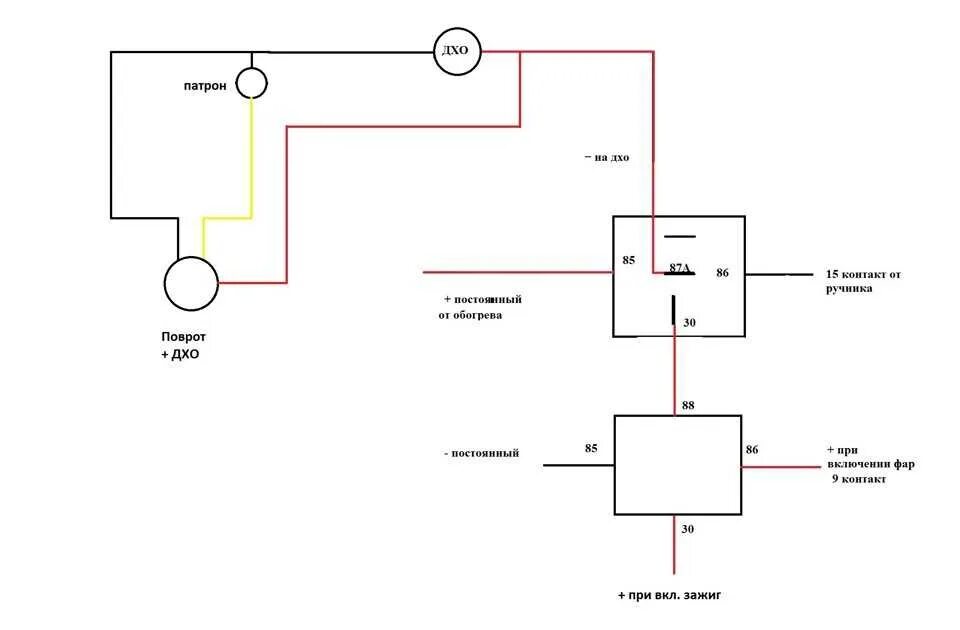Схема подключения противотуманных фар Hyundai акцент. Схема поворотника ix35. Схема подключения выключателя ДХО. Схема подключения ходовых огней на Hyundai Accent.