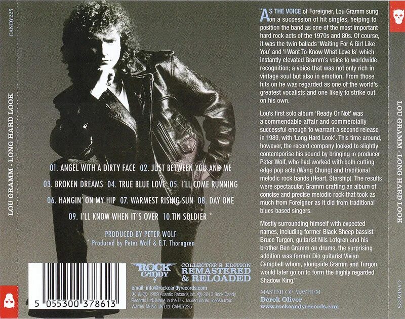Take a hard look. Lou Gramm – 1989. Lou Gramm - long hard look. The Lou Gramm Band - «the Lou Gramm Band». Lou Gramm 2021.