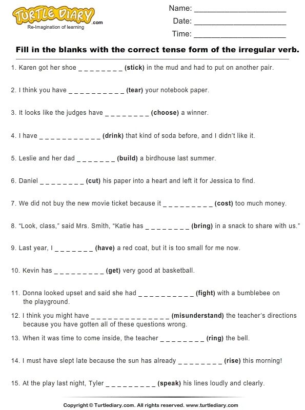 Fill in the following sentences. Irregular verbs Worksheets 5 класс. Интересный Worksheet Irregular verbs. Английский задание Regular and Irregular verbs. Fill in with Irregular verbs ответ.