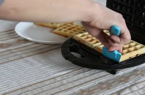 Венские вафли на маргарине в вафельнице