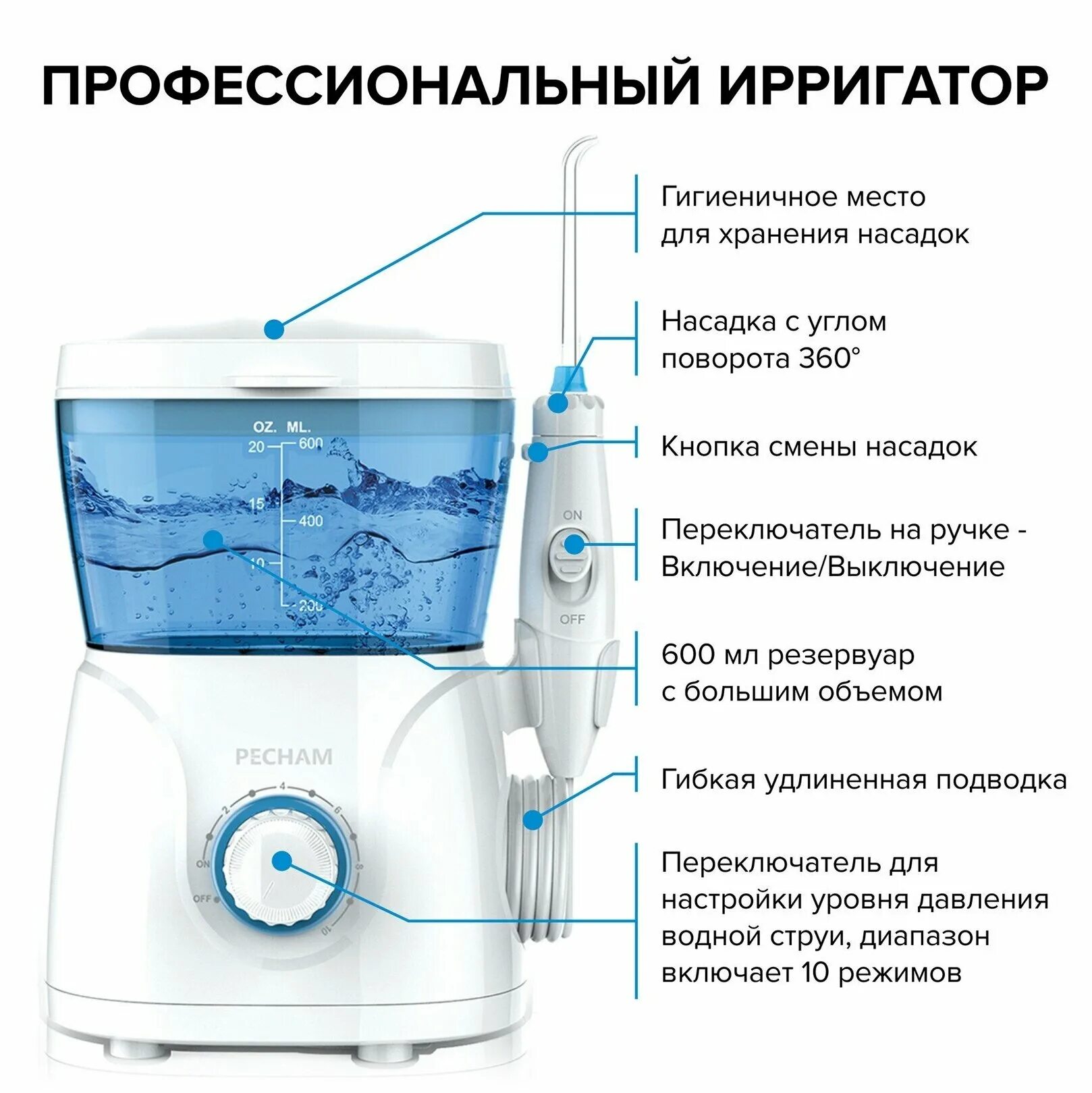 ирригатор demiand 600.