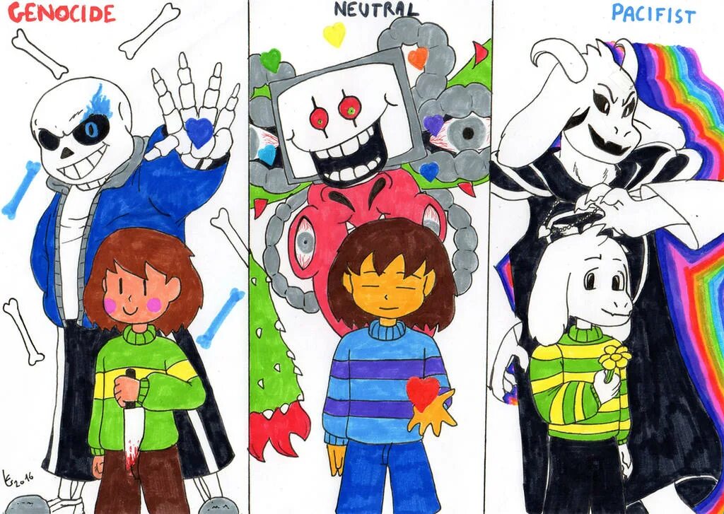 Андертейл как пощадить. Undertale пацифист и геноцид. андертейл пацифист и геноцид арт. конец пацифиста в undertale. андертейл путь пацифиста.