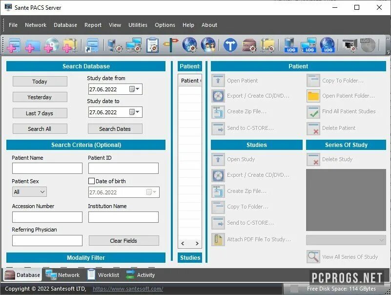 Бесплатные программы net. Pacs сервер. sante pacs server. лицензия к pacs серверу. утилита net send.