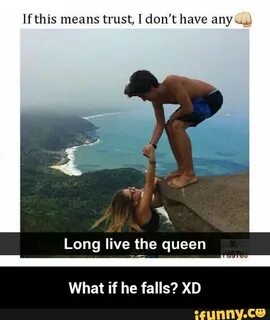 He falls