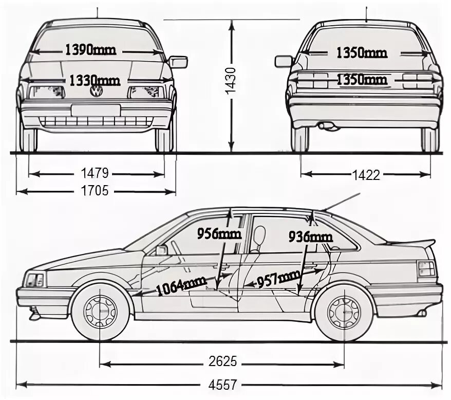 Габариты Фольксваген Пассат б3. Габариты Фольксваген Пассат б3 седан. Volkswagen Passat b3 габариты. Габариты VW Passat b5 седан. Фольксваген универсал размеры