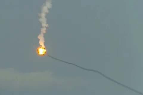 Сбивали в воздухе
