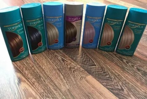 Палитра оттеночных бальзамов тоника для волос