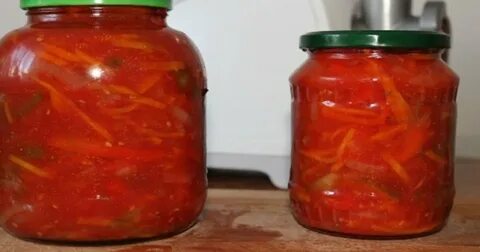 Острый перец с луком на зиму морковь