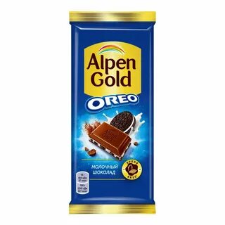 Шоколад alpen gold oreo молочный