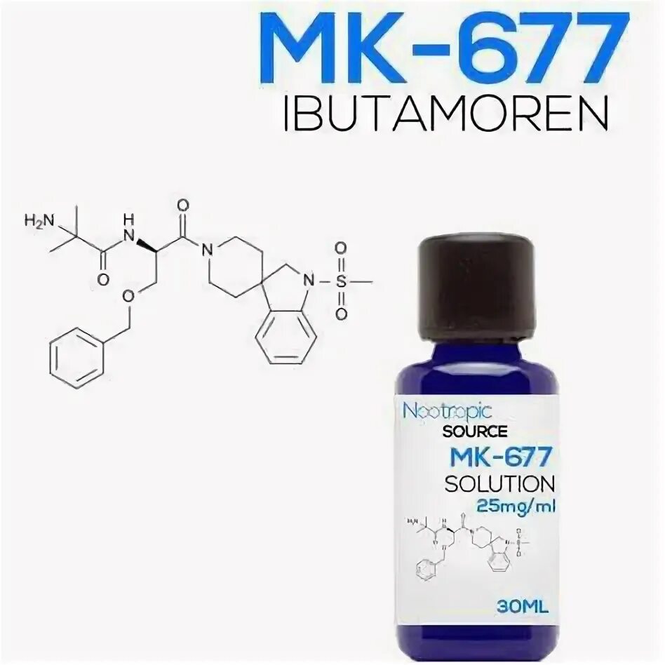 Как пить мк 677. Ибутаморен мк 677. ибутаморен, nutrobal (mk-677). химическая формула ибутаморен. ибутаморен 16 мг.