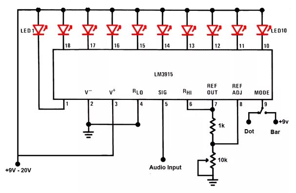 Lm3915 индикатор уровня. Lm3915n-1. Спектроанализатор звука на lm3915. Микросхема лм3915. Lm3915 индикатор уровня сигнала схема.