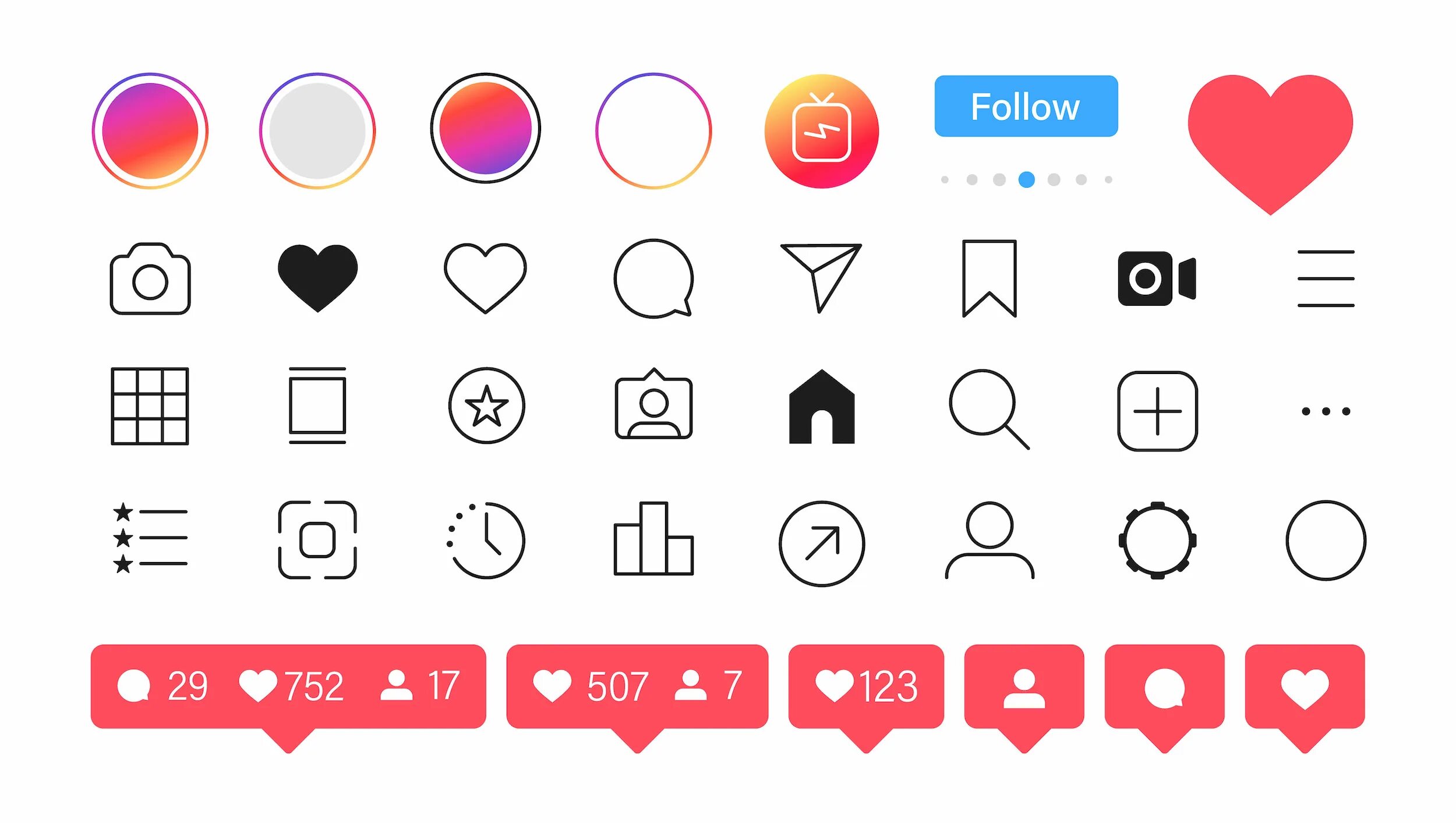 Значки в инстаграме. Иконка Инстаграмм. Значки в инстаграме вектор. Иконки из инстраграма. Tag follow