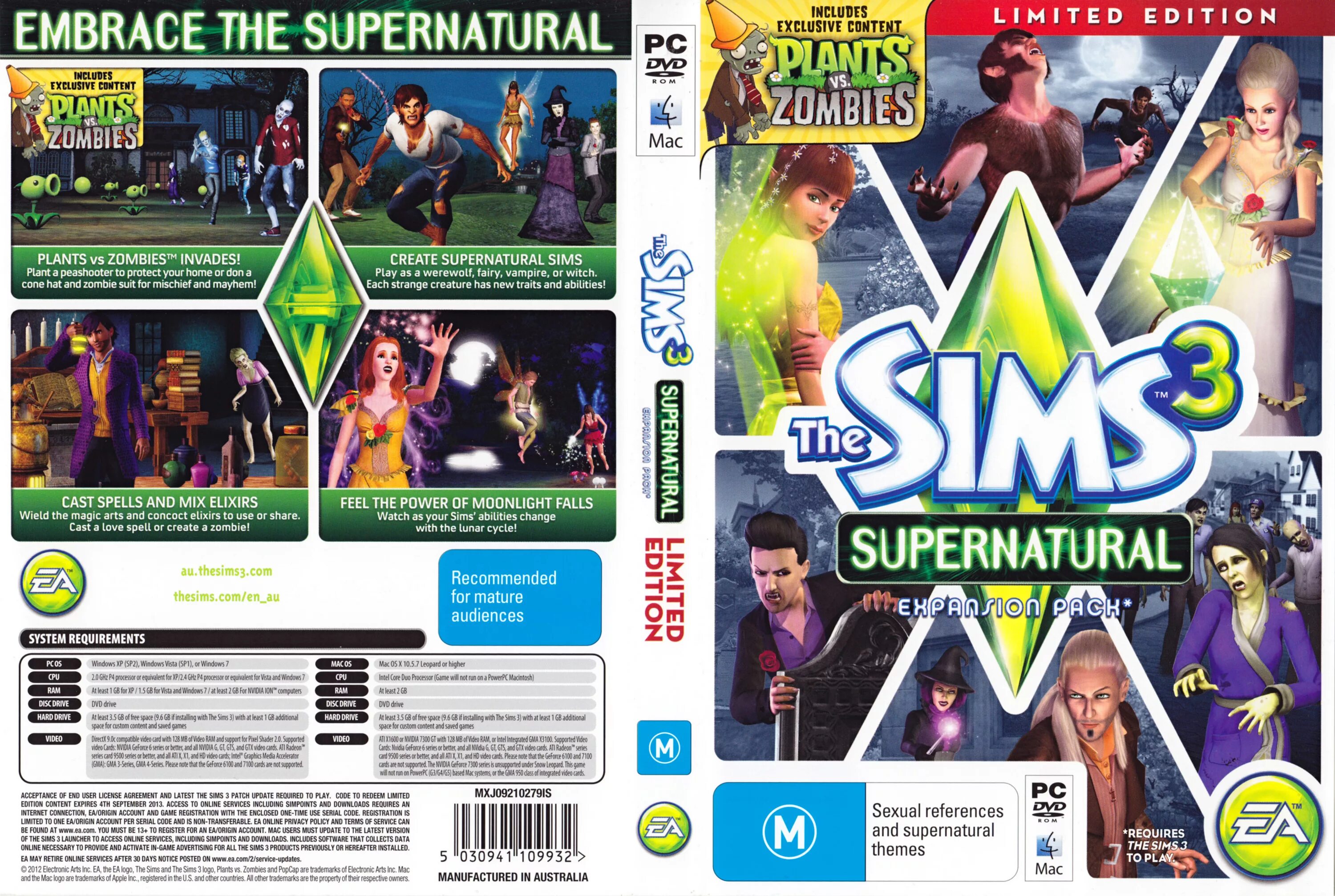 The SIMS 3 сверхъестественное диск. SIMS 3 DVD. Симс 3 диск новый.