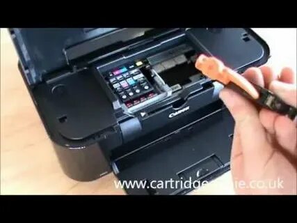 Замена картриджа canon