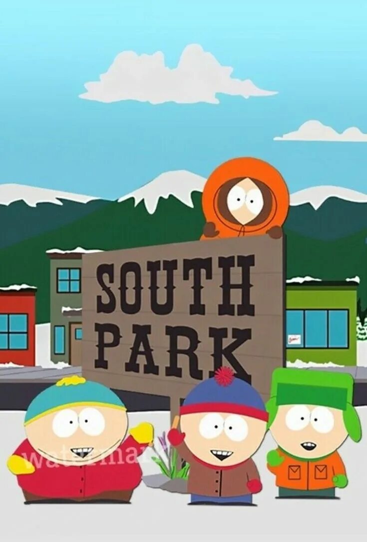 Саус парк 1. Южный парк тетрадь. South Park Постер.