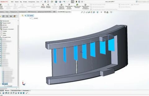 Solidworks копирование эскиза