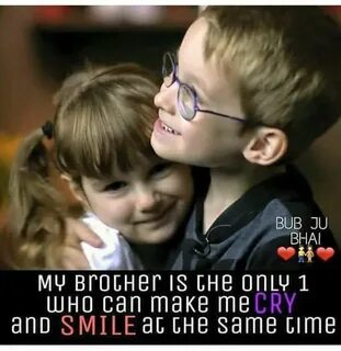 I see sister and brother
