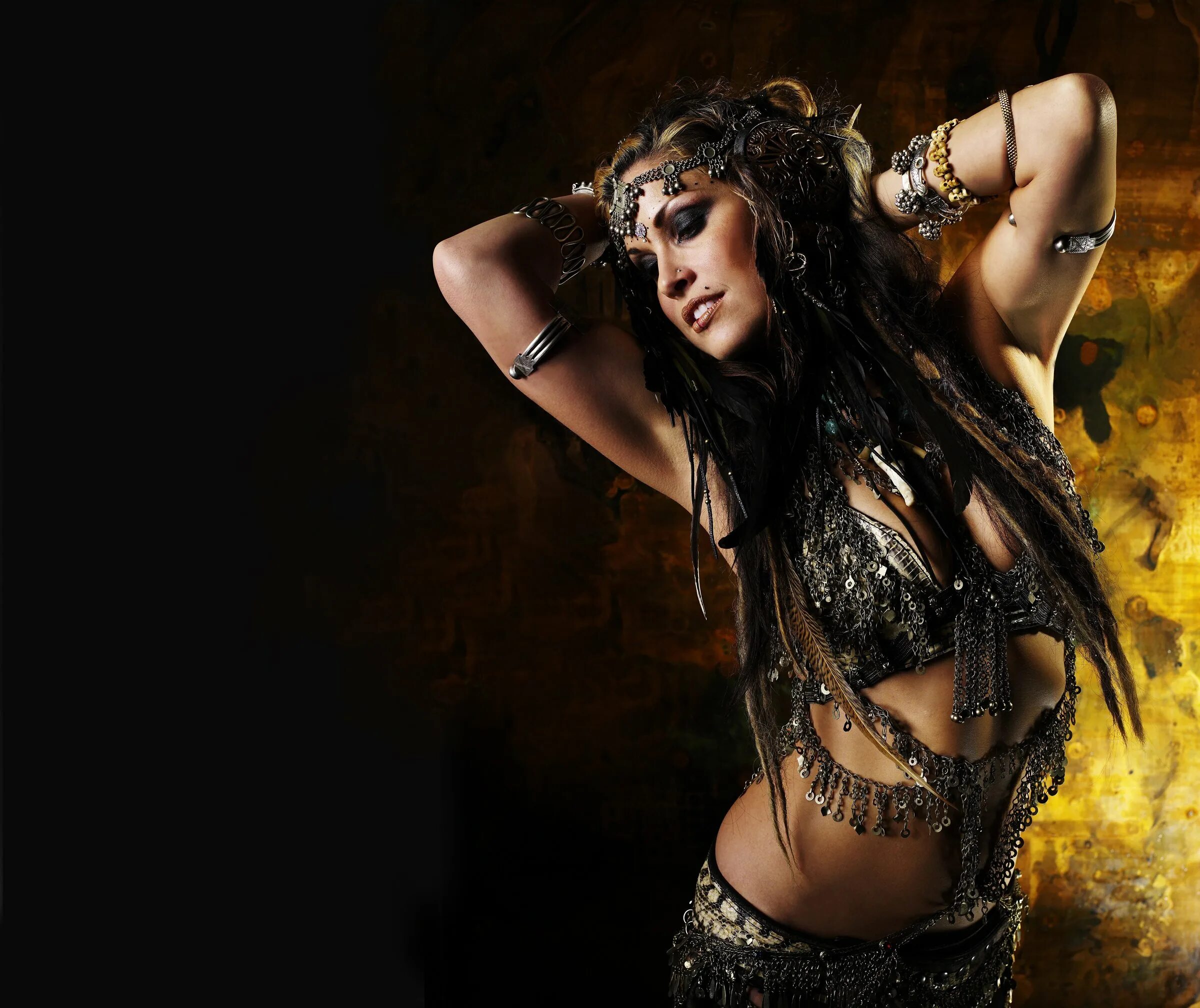 Arabic dancing girl