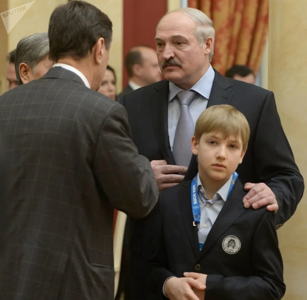 Президентские детские. Коля Лукашенко сын президента Белоруссии.