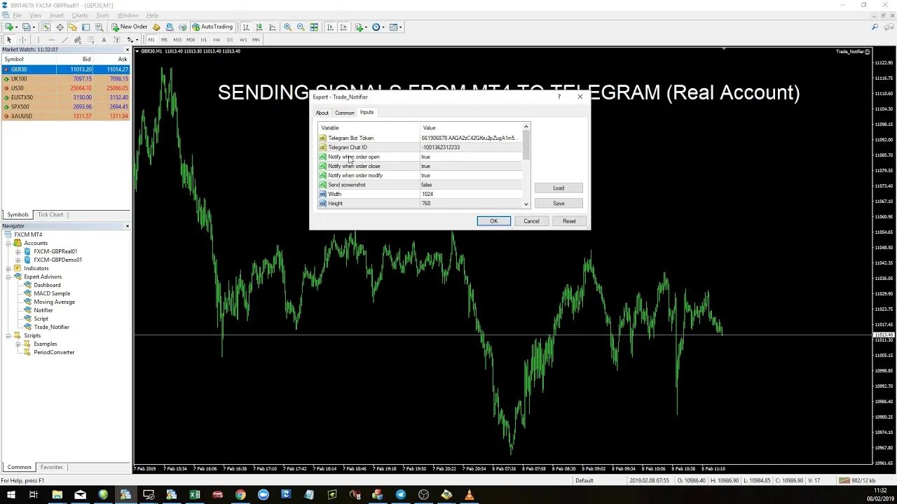 Send signal
