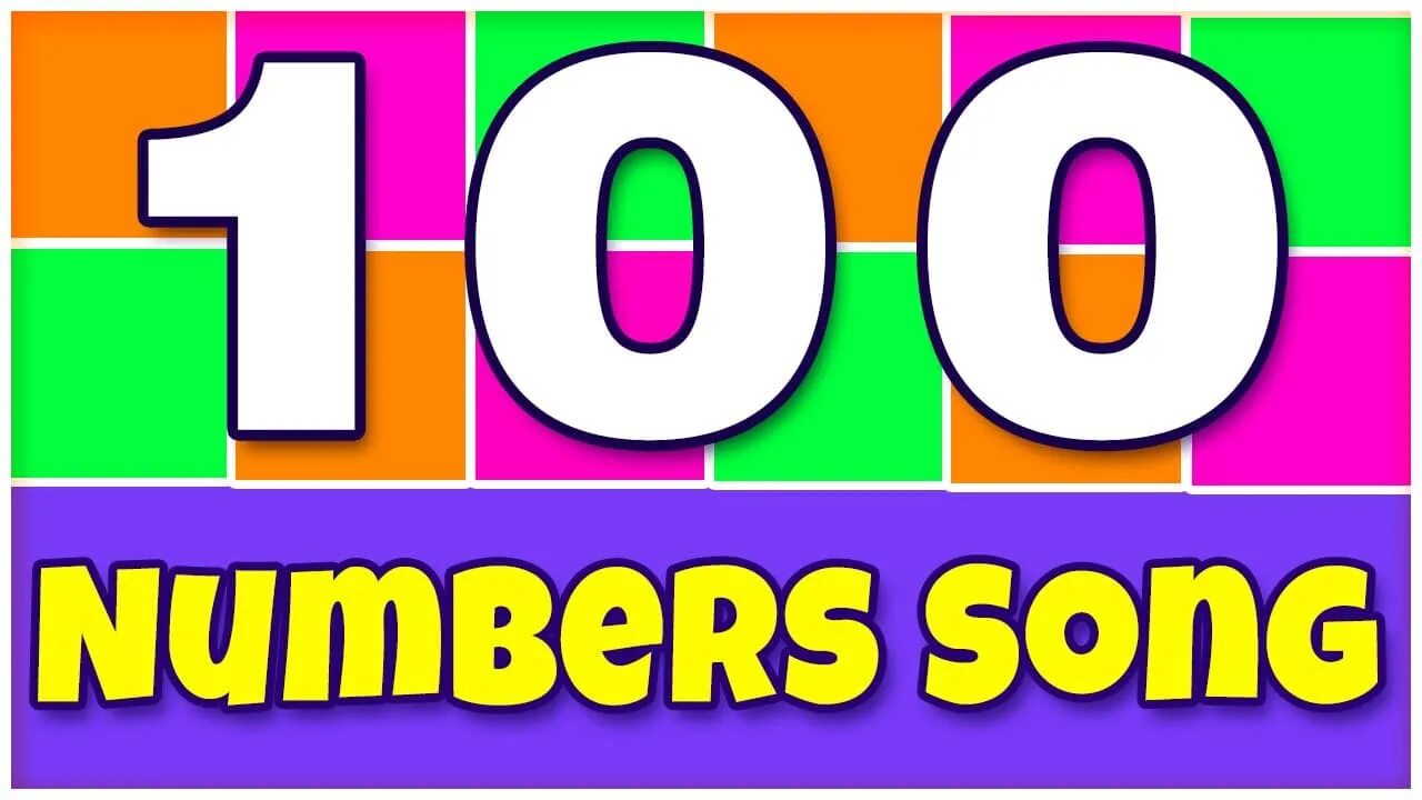 Numbers song 1-100. Счёт на английском до 100. Число 100. Песня номера на английском. Песня на английском языке текст.
