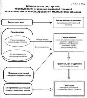 Медицинская сортировка схема