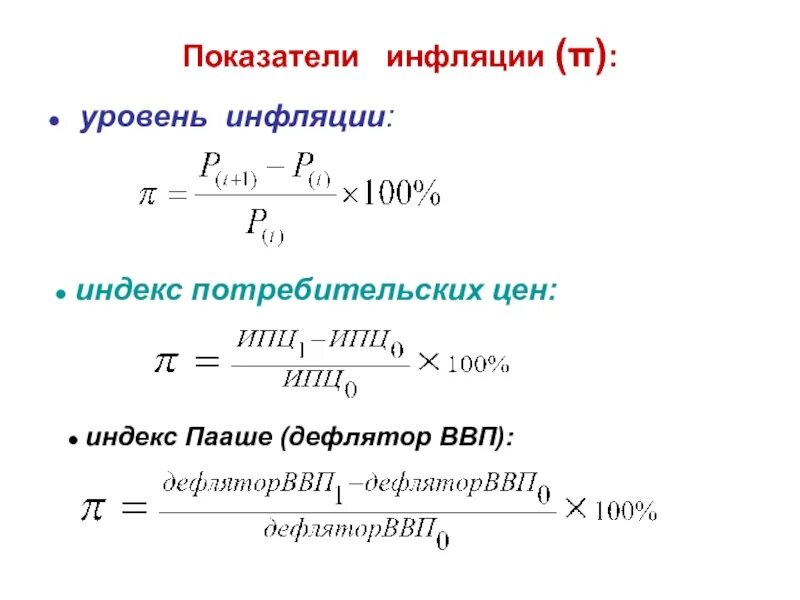 Уровень инфляции формула. Уровень инфляции показатели уровня инфляции. Формула вычисления уровня инфляции. Как рассчитать инфляцию формула.