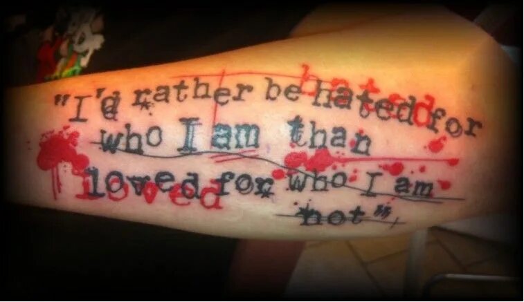 Than i am. ID rather be hated for who i am. I'D rather be hated for who i am, than Loved for who i'm not.. Тат Love me for who i am. I'D rather not.