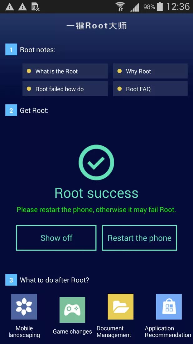 Root programs