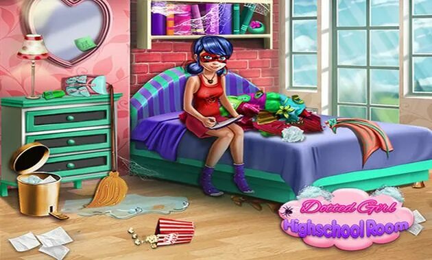 18 игра леди. Комната леди баг. комната леди. комната в стиле леди баг. комната леди баг для девочек.
