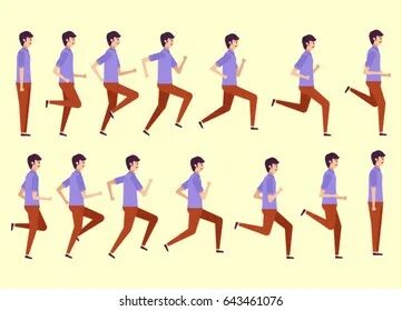 Running man animation