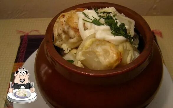 Пельмени в сметане в горшочке рецепт с фото пошагово - 1000.menu