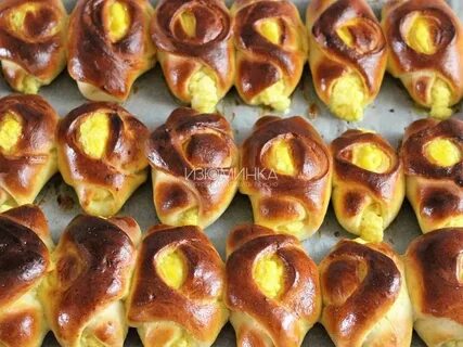 Пирожки с творогом в духовке