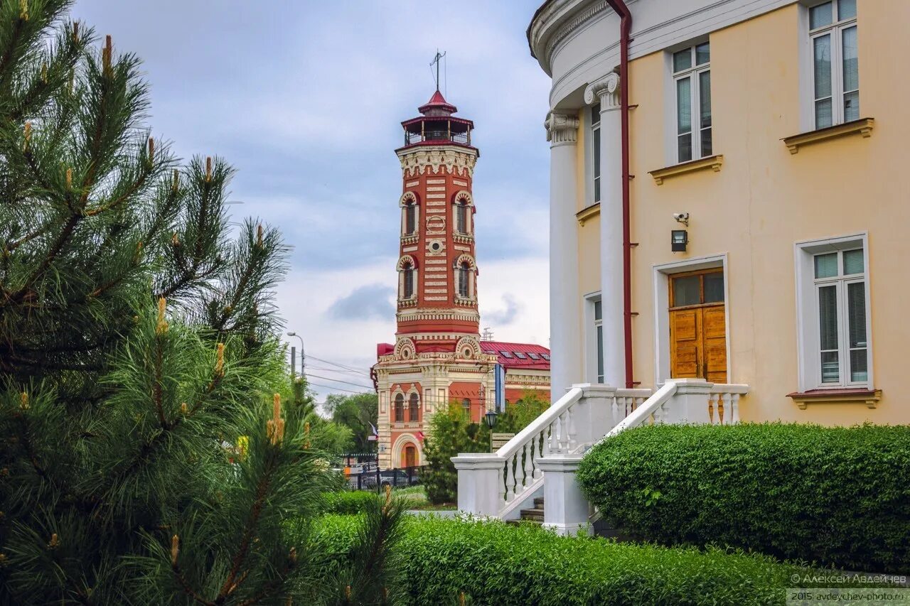 Высота пожарной каланчи. Волгоградская пожарная каланча. Царицынская пожарная каланча Волгоград. Каланча Царицынской пожарной команды Волгоград. Волгоград пожарная каланча 1897.