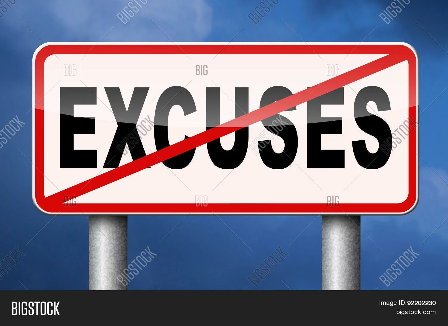 Stop excusing