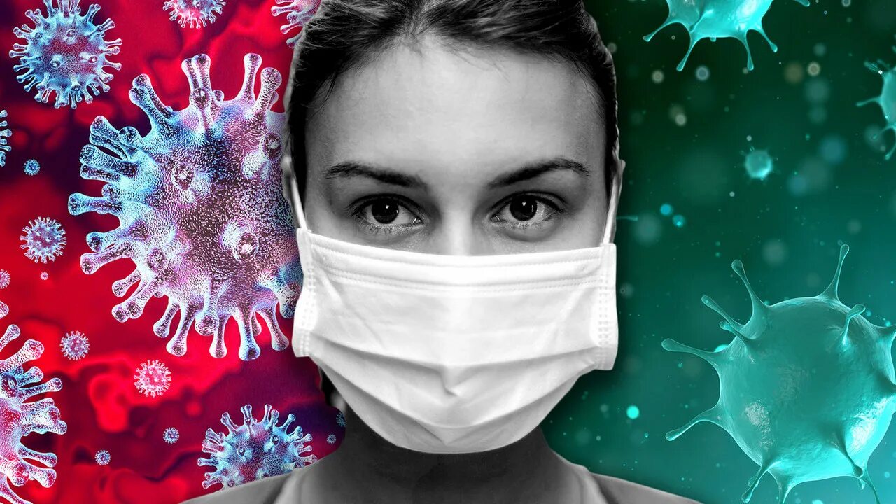 Вирус гриппа. Инфекция фон. Новый коронавирус 2020