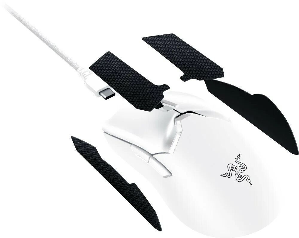 Характеристики Игровая мышь RAZER RZ01-04390200-R3G1 Viper V2 Pro (белый) - 5ele