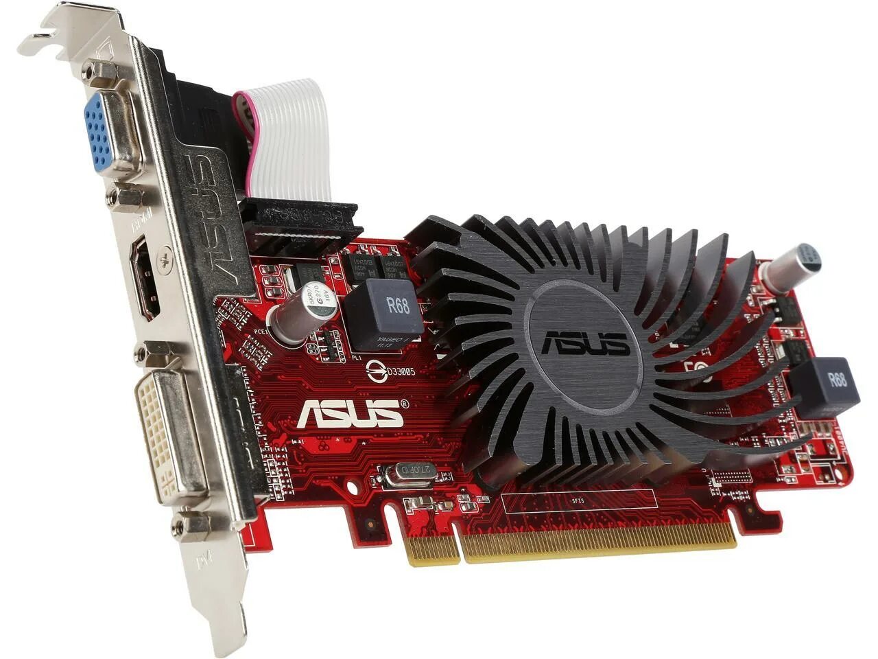 Видеокарта ASUS eah6450. Ati radeon 512mb