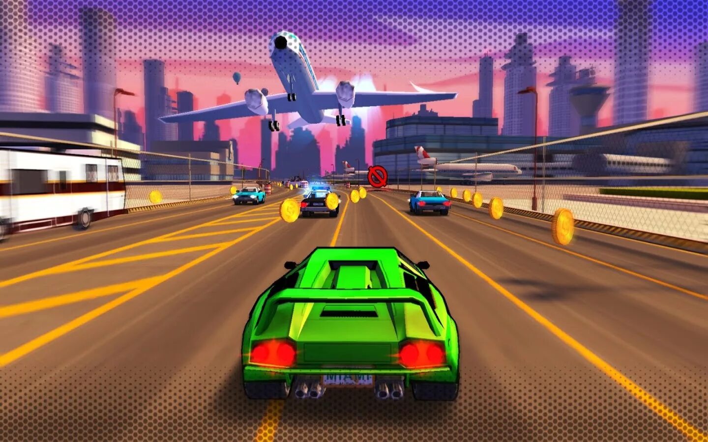 Adrenaline Rush - Miami Drive. Гоночная игра. Гоночные игры на андроид. Гонки на летающих машинах.